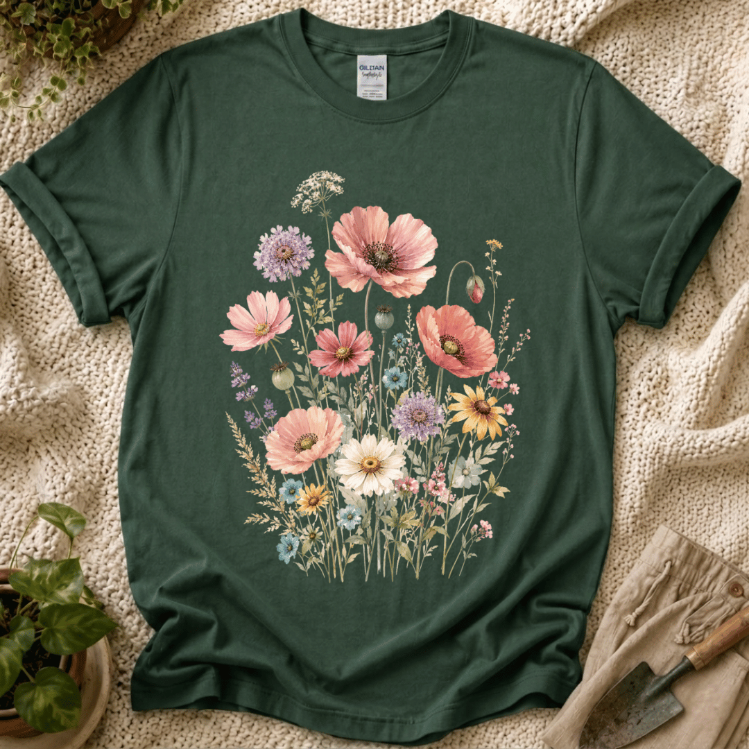 Soft Wildflower Bouquet T-Shirt