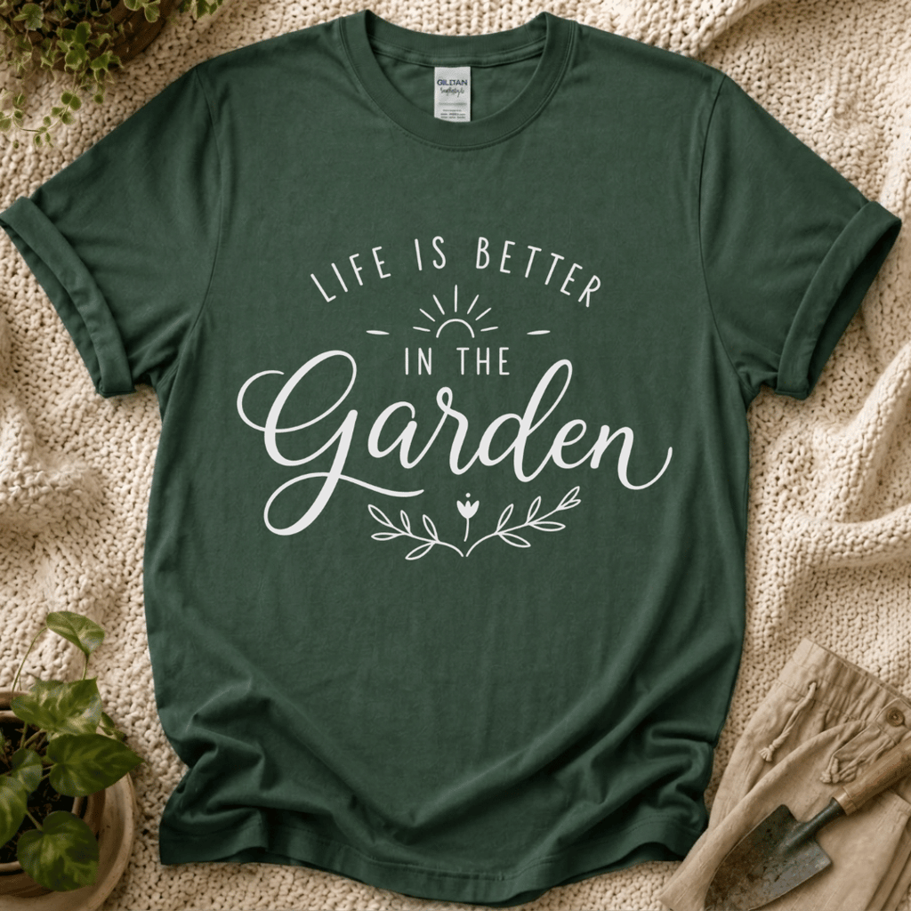 Life Is Better In The Garden T-Shirt - Zen & Zucchinis garden graphic tee