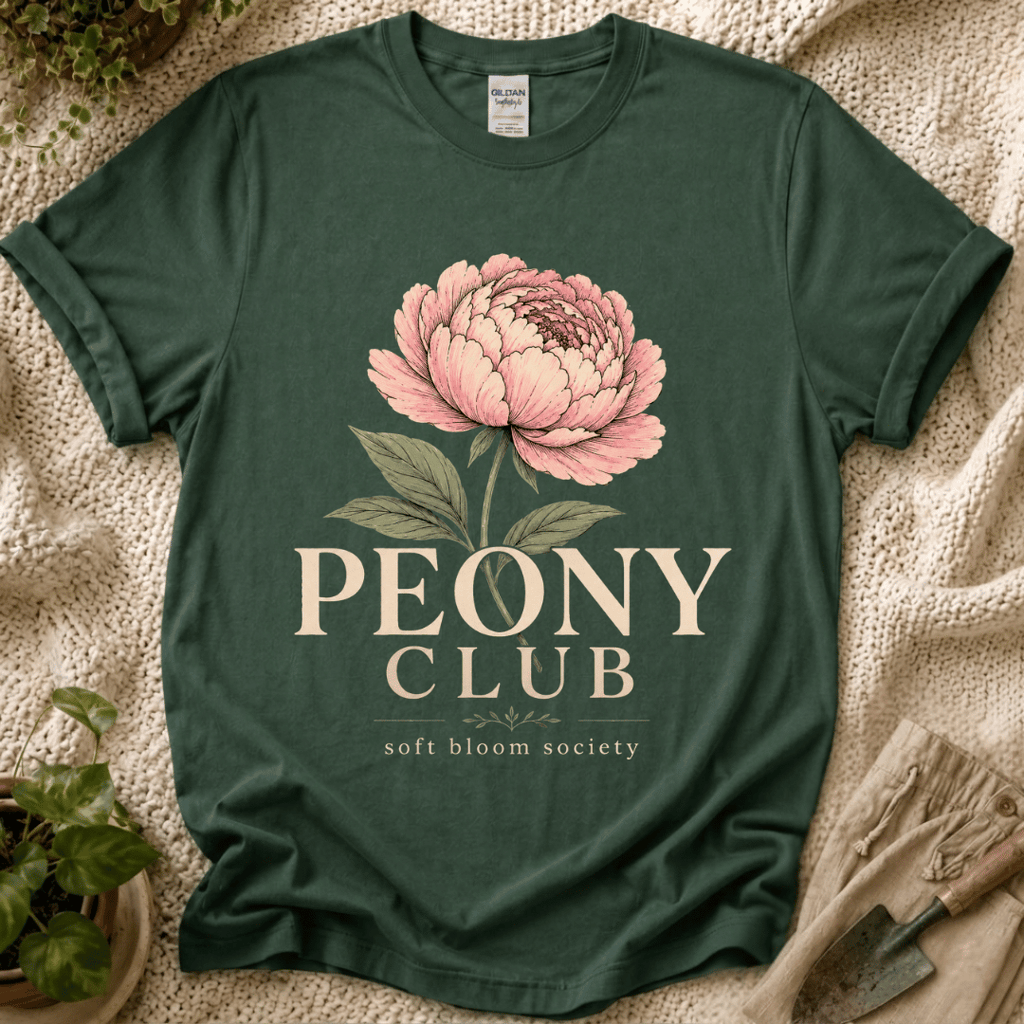 Peony Flower Club T-Shirt