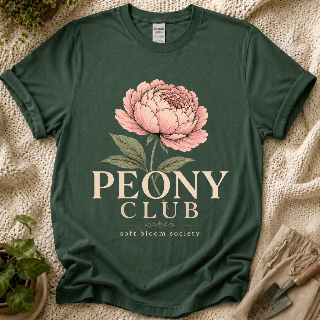 Peony Flower Club T-Shirt