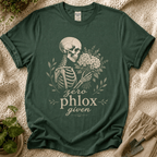 Zero Phlox Given Skeleton Flower T-Shirt by Zen & Zucchinis Slow Garden Club