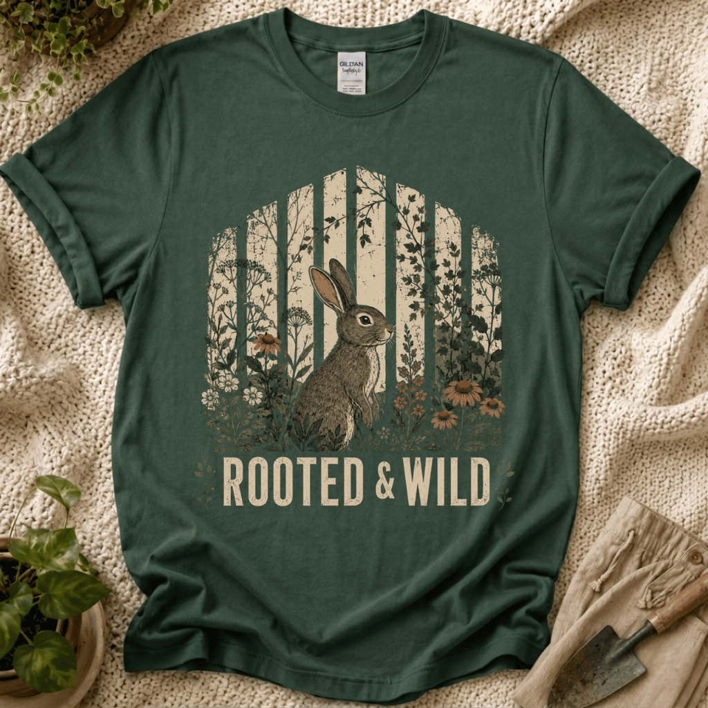 Rooted & Wild Garden Bunny T-Shirt