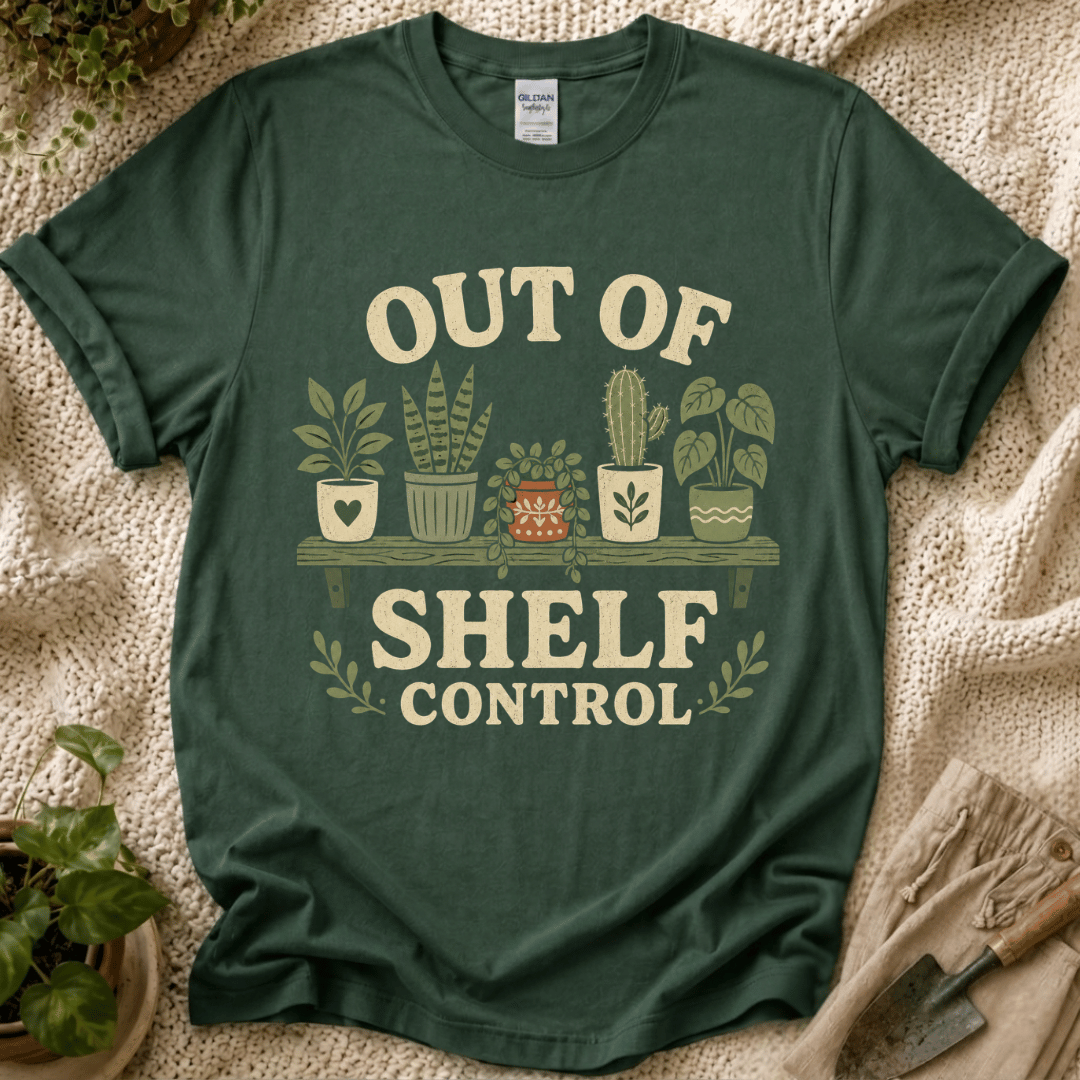 Out Of Shelf Control Plant Lover T-Shirt