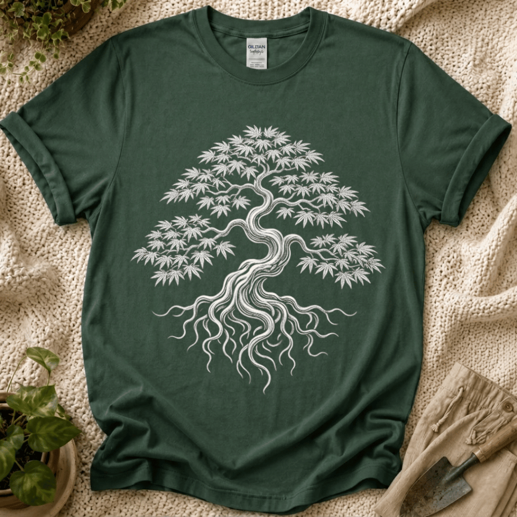 Rooted Japanese Maple Tree T-Shirt by Zen & Zucchinis Slow Garden Club