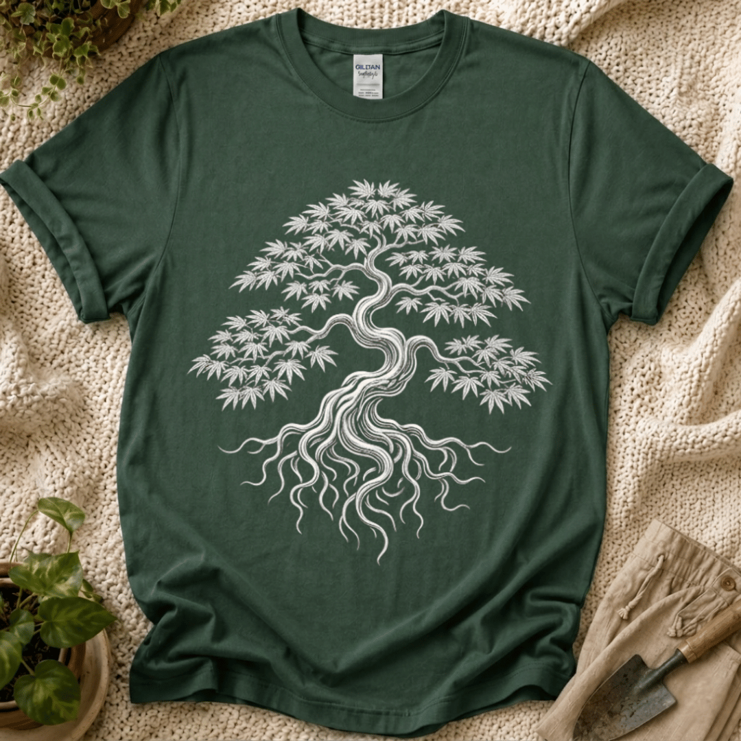 Rooted Japanese Maple Tree T-Shirt by Zen & Zucchinis Slow Garden Club