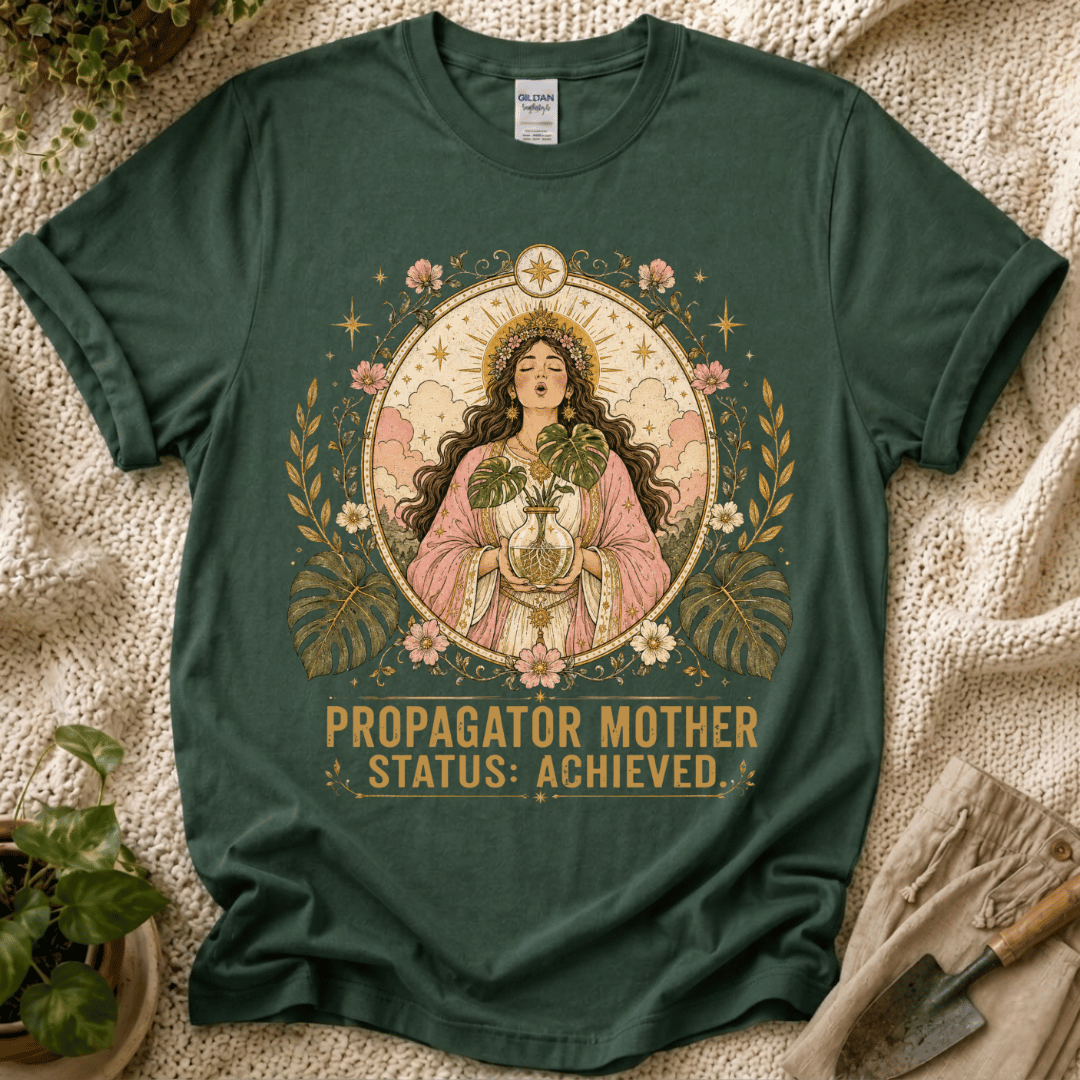 Propagator Mother Garden T-Shirt by Zen & Zucchinis Slow Garden Club
