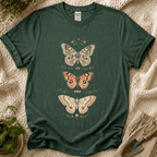 Botanical Butterflies Vintage Nature T-Shirt by Zen & Zucchinis Slow Garden Club