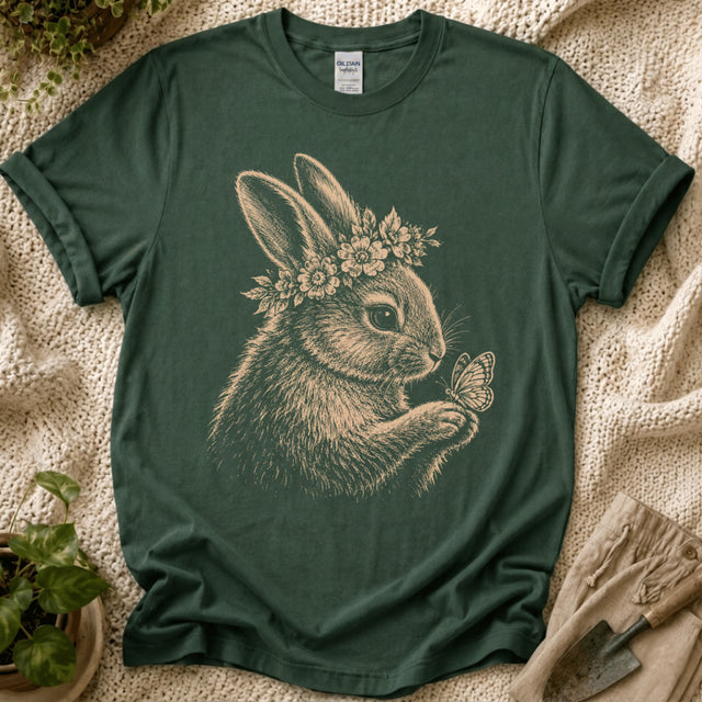 Wildflower Slow Garden Bunny T-Shirt by Zen & Zucchinis Slow Garden Club