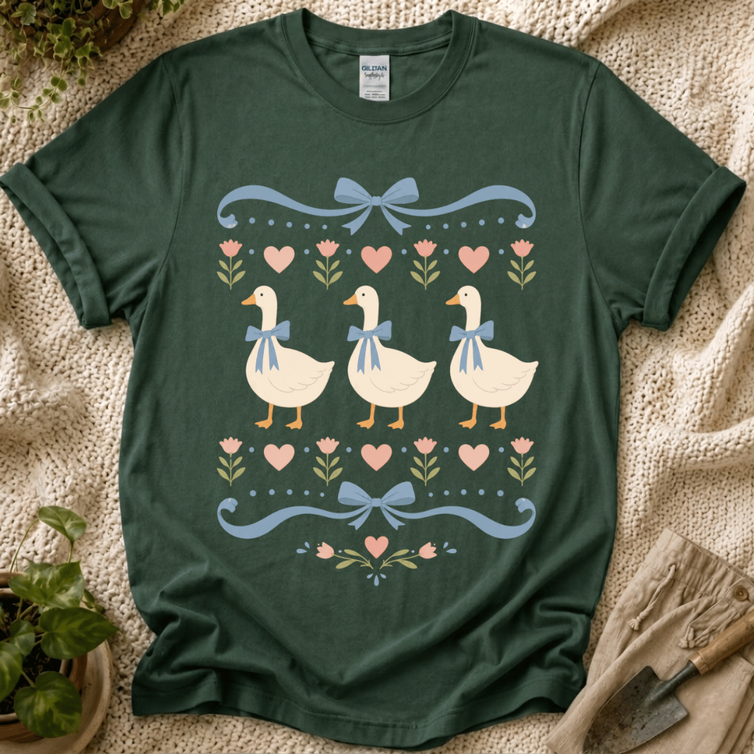 Slow Garden Goose T-Shirt by Zen & Zucchinis Slow Garden Club