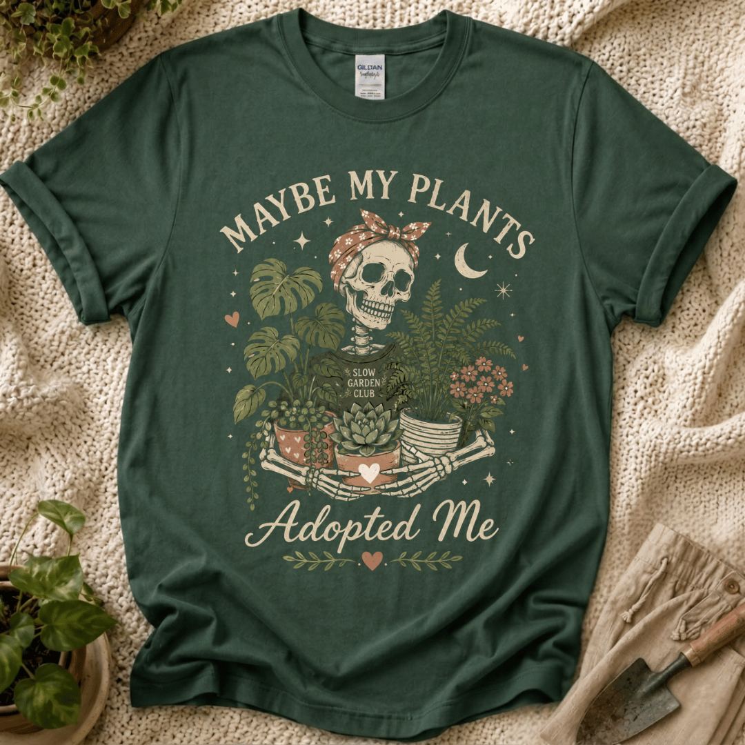 Maybe Plant Adopted Me Skelleton T-Shirt