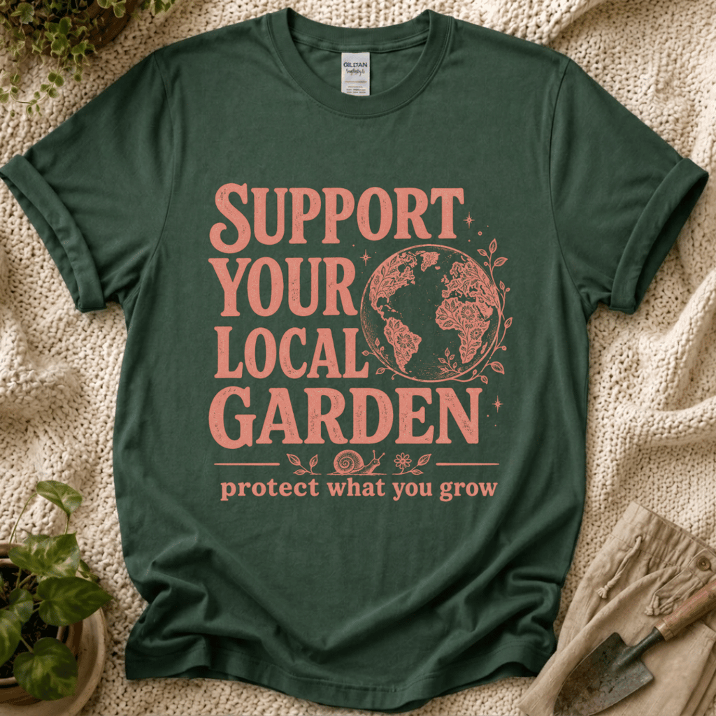 Support Your Local Garden T-Shirt by Zen & Zucchinis Slow Garden Club