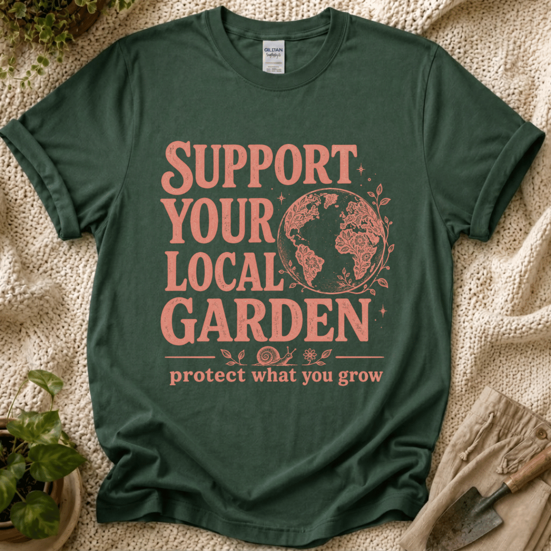 Support Your Local Garden T-Shirt by Zen & Zucchinis Slow Garden Club