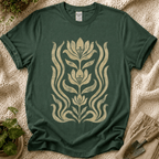 Folk Floral Slow Garden T-Shirt