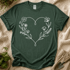 Flower Love T-Shirt by Zen & Zucchinis Slow Garden Club