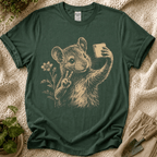 Peace Mouse Garden Selfie T-Shirt by Zen & Zucchinis Slow Garden Club