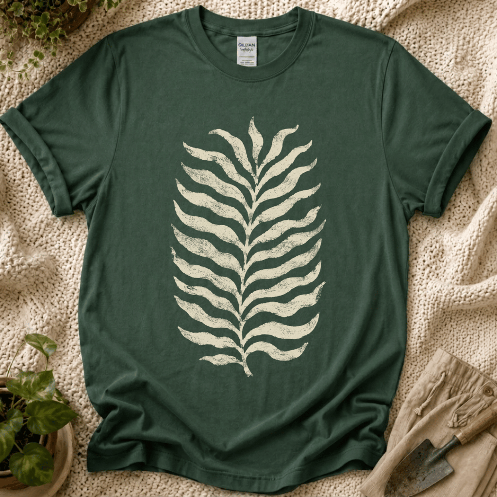 Fern Botanical T-Shirt by Zen & Zucchinis Slow Garden Club