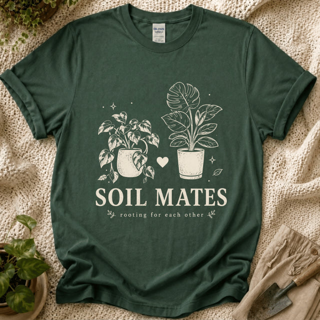 Soil Mates Plant Lover T-Shirt by Zen & Zucchinis Slow Garden Club