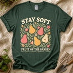 Stay Soft Fruit of the Garden Cottage T-Shirt by Zen & Zucchinis Slow Garden Club