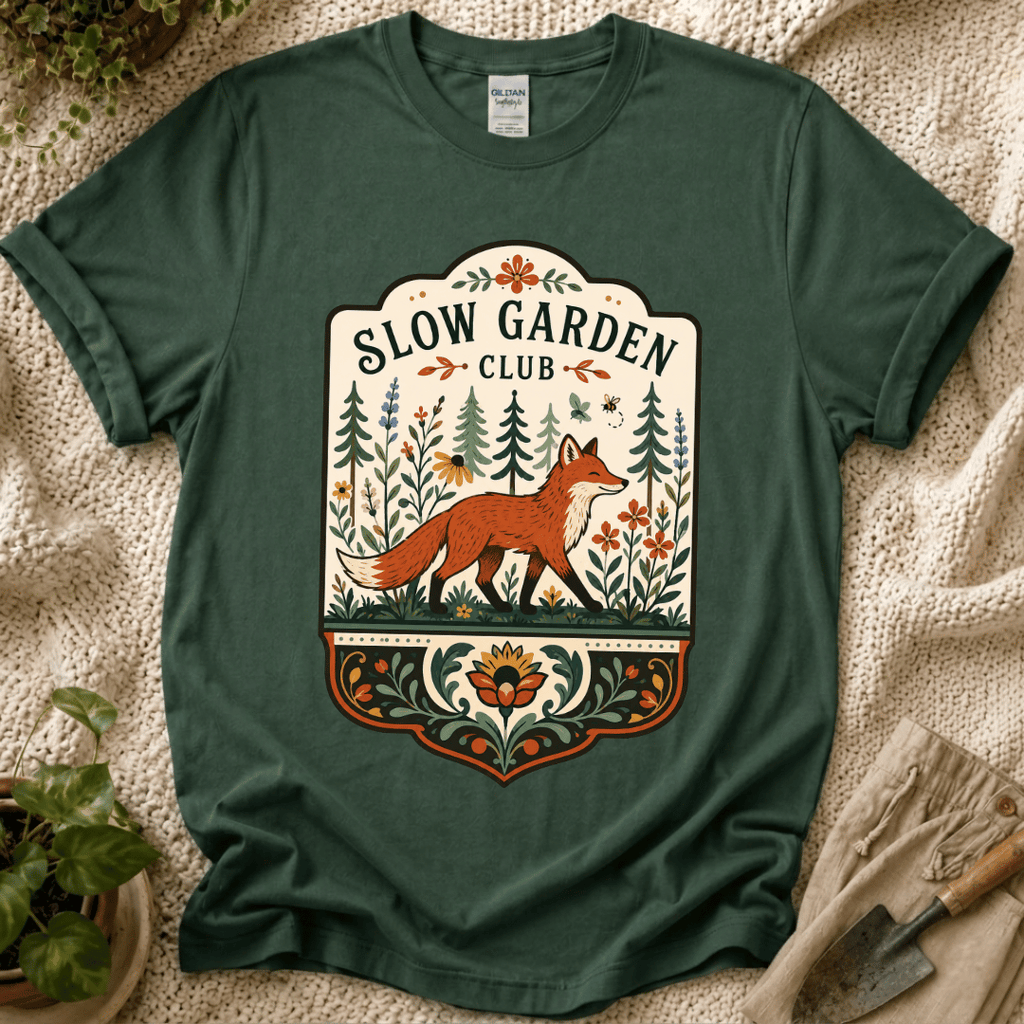 The Local Fox Slow Garden Club T-Shirt