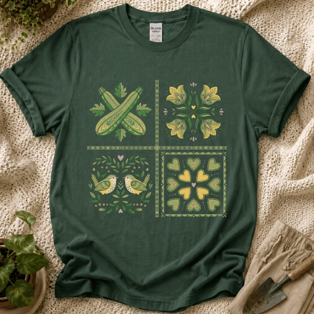 Zen & Zucchinis Folk Garden T-Shirt