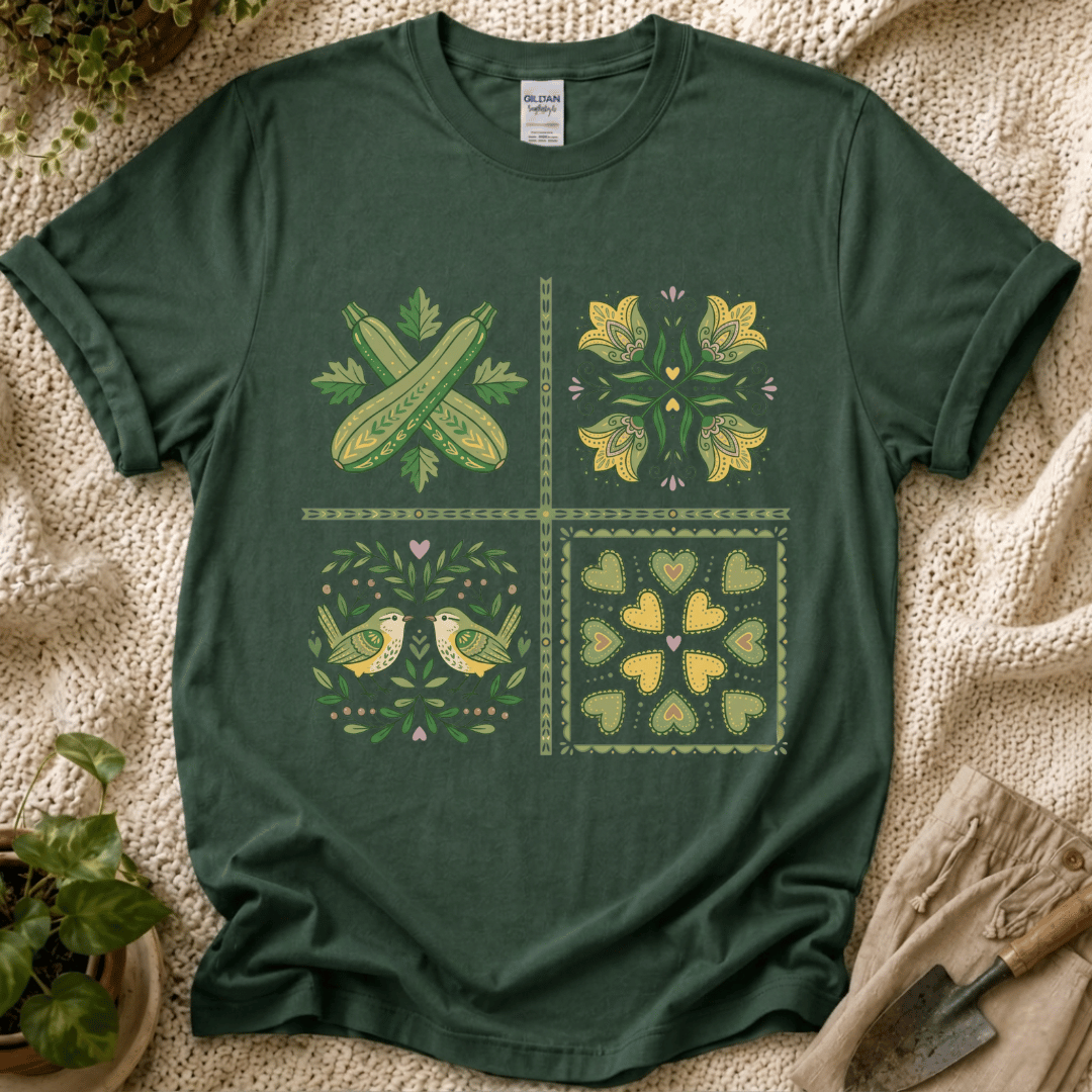 Zen & Zucchinis Folk Garden T-Shirt