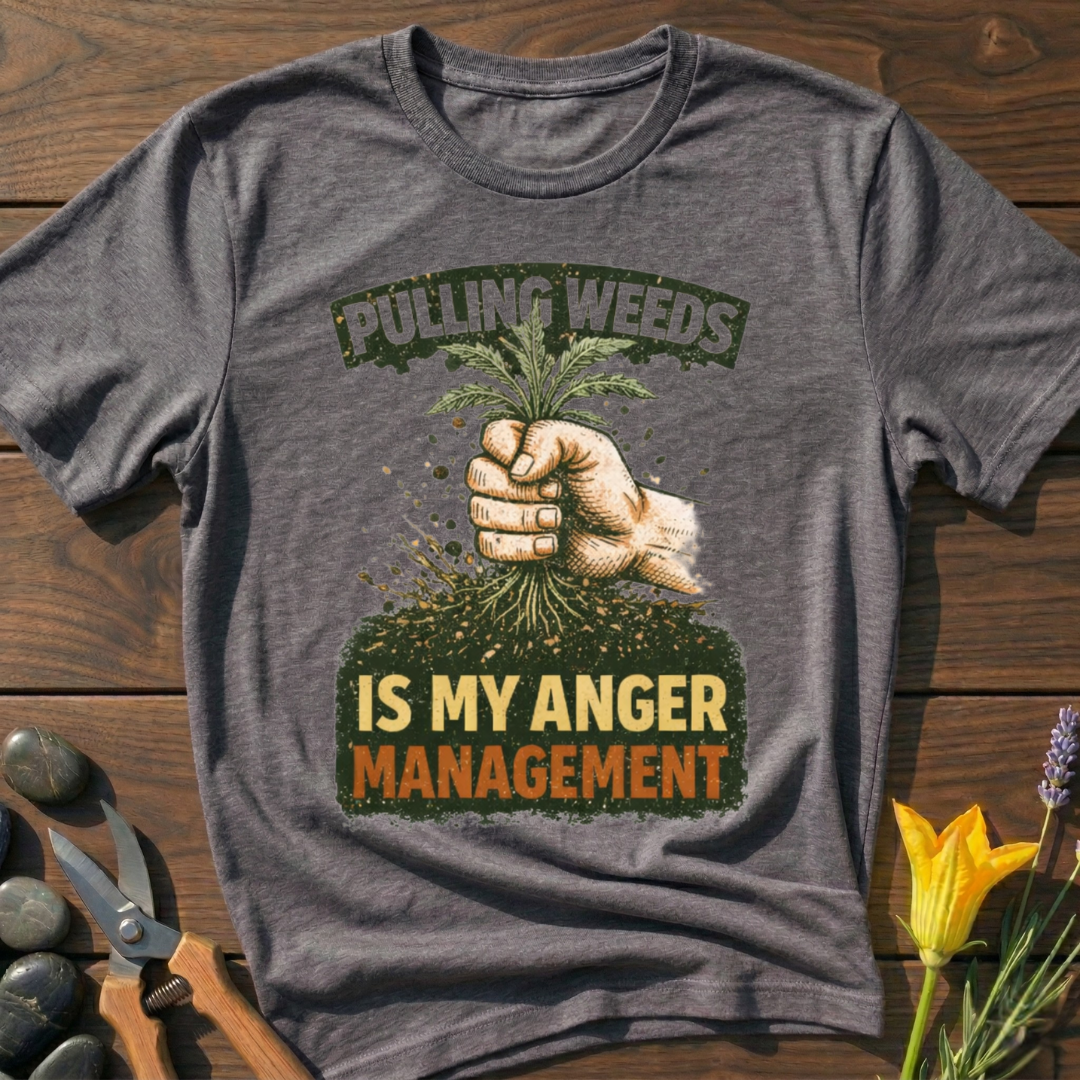 Pulling Weeds Anger Management T-Shirt