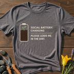 Social Battery Charging T-Shirt