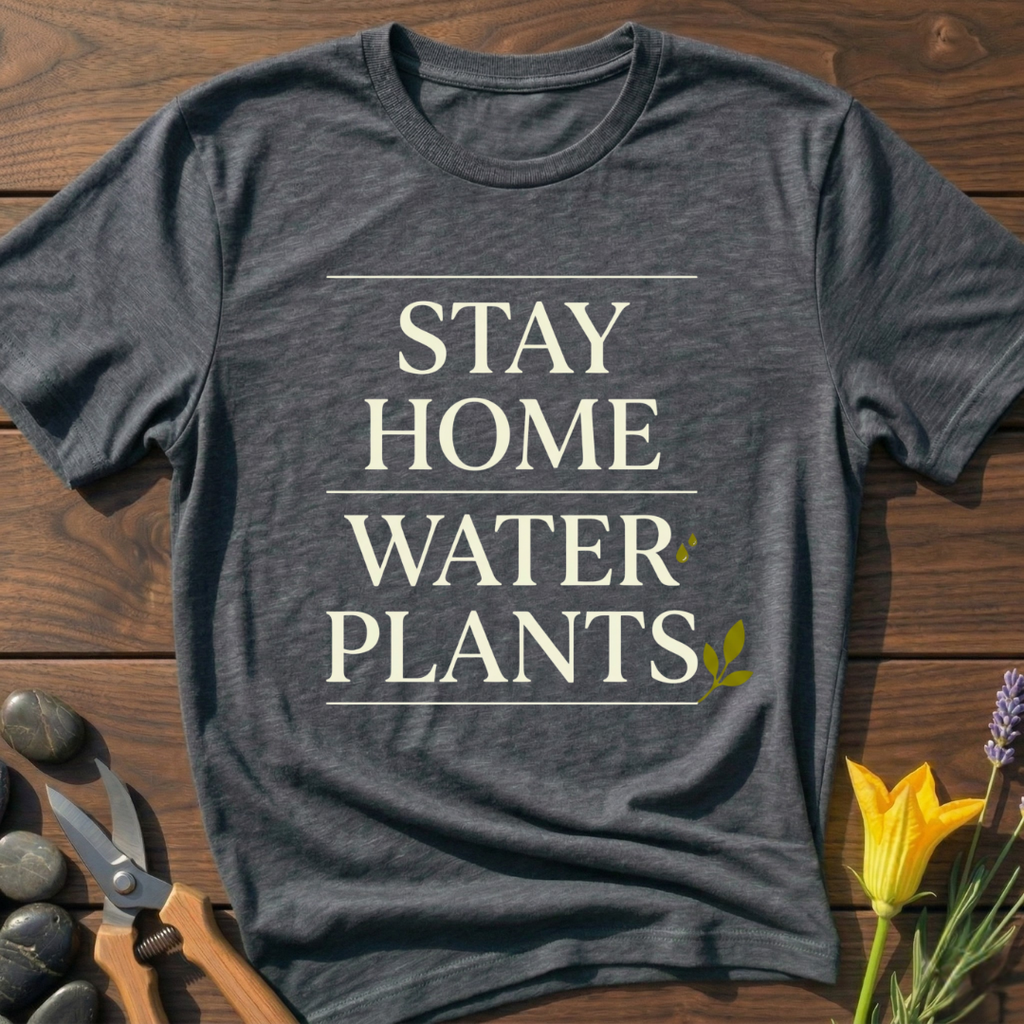 Stay Home Water Plants T-Shirt