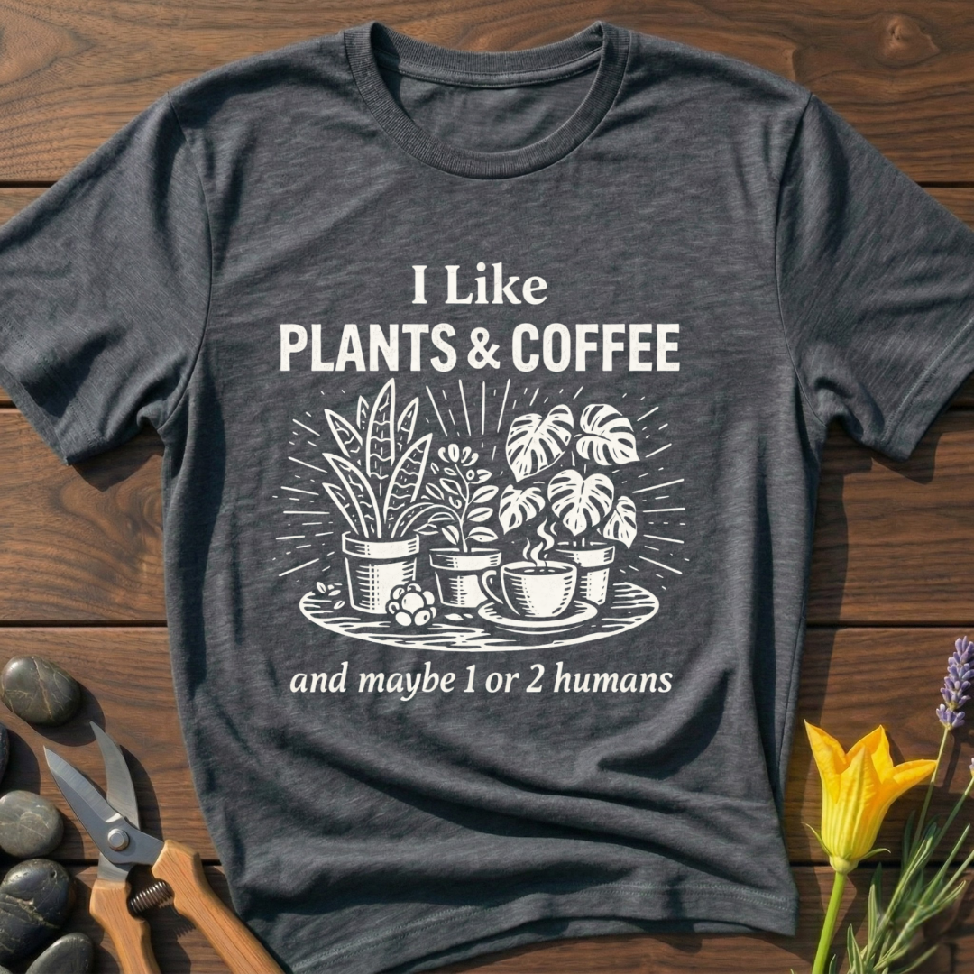 I Like Plant & Coffee T-Shirt