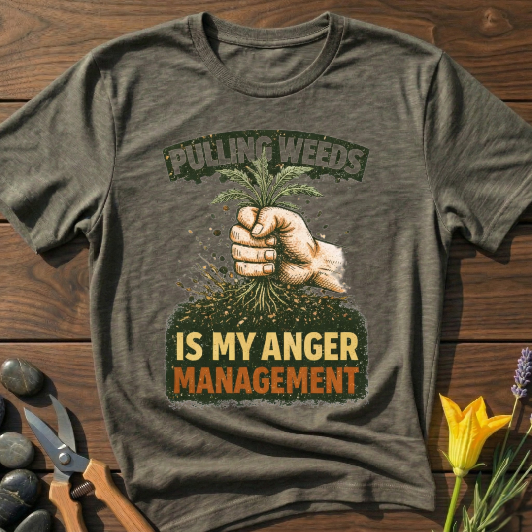 Pulling Weeds Anger Management T-Shirt