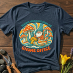 Remote Working T-Shirt - botanical nature graphic t-shirt, minimalist design, unisex tee for Nature Lovers, Garnder, Farmer, Plant Lovers