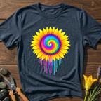 Sunflower T-Shirt - botanical nature graphic t-shirt, minimalist design, unisex tee for Nature Lovers, Garnder, Farmer, Plant Lovers