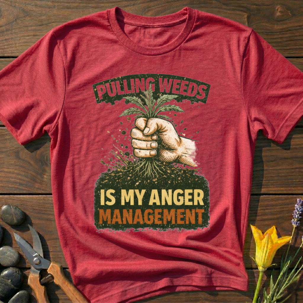 Pulling Weeds Anger Management T-Shirt