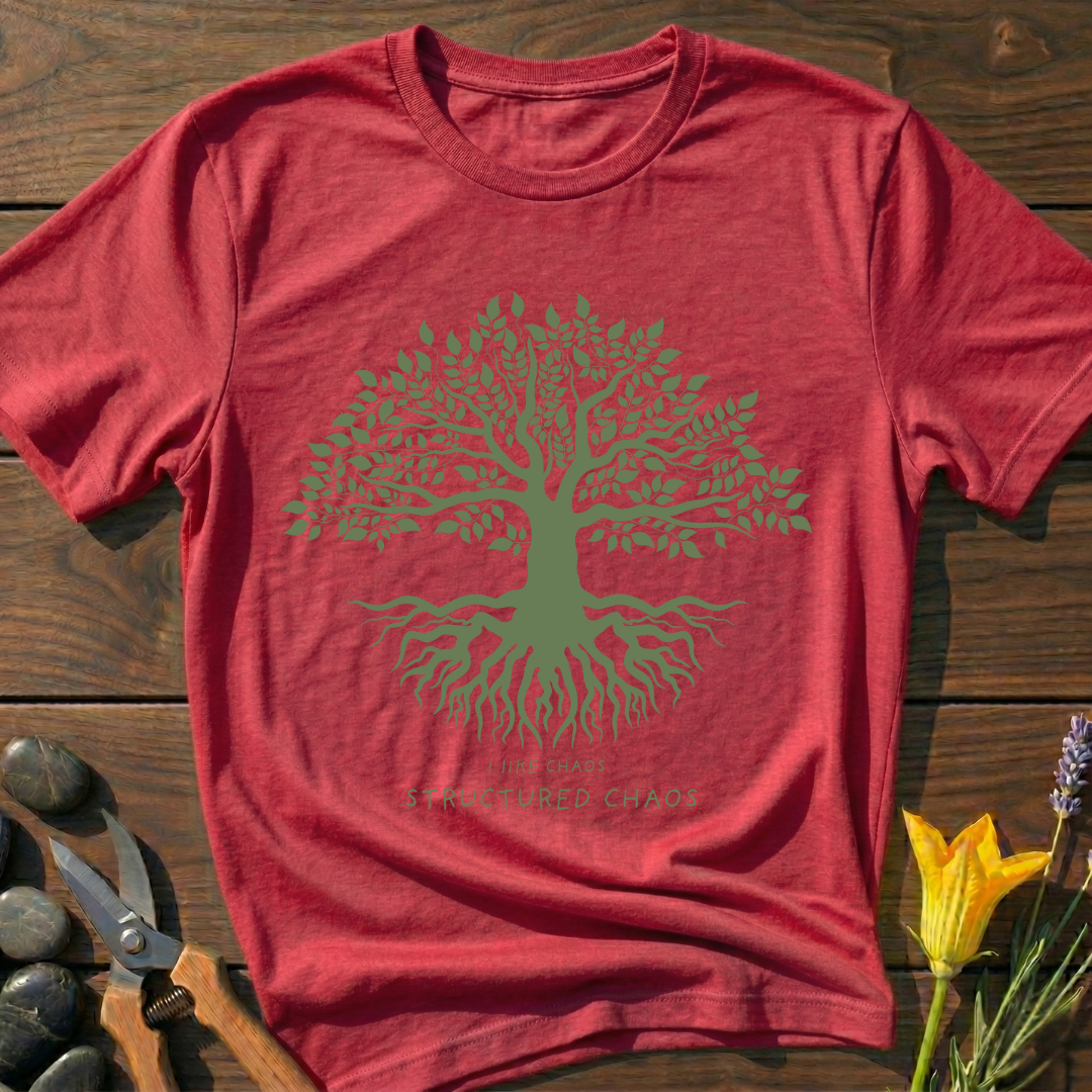 Structured Chaos Tree T-Shirt