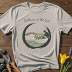 Stillness in the Soil -Shirt - botanical nature graphic t-shirt, minimalist design, unisex tee for Nature Lovers, Garnder, Farmer, Plant Lovers