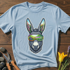 Cool Donkey T-Shirt - botanical nature graphic t-shirt, minimalist design, unisex tee”