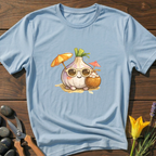 Beach-lic Vibe T-Shirt - botanical nature graphic t-shirt, minimalist design, unisex tee for Nature Lovers, Garnder, Farmer, Plant Lovers