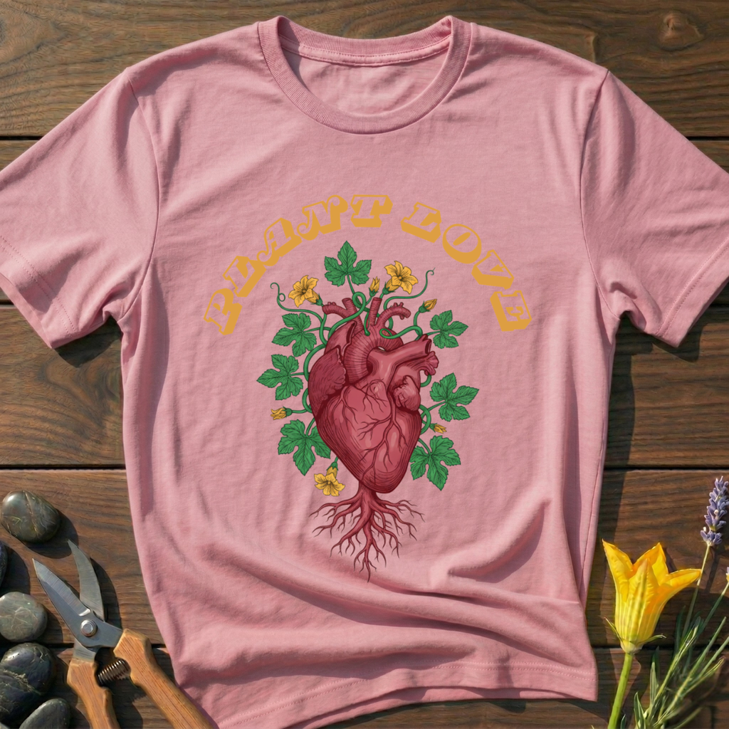 Plant Love Heart T-Shirt