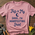 My Manifesting T-Shirt - botanical nature graphic t-shirt, minimalist design, unisex tee for Nature Lovers, Garnder, Farmer, Plant Lovers