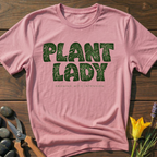 PLANT LADY T-Shirt - botanical nature graphic t-shirt, minimalist design, unisex tee for Nature Lovers, Garnder, Farmer, Plant Lovers