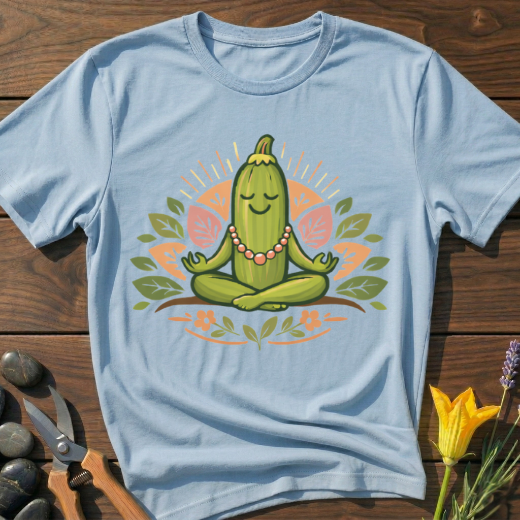 Zen & Zucchinis Meditation T-Shirt
