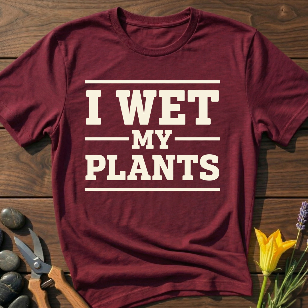 I WET MY PLANTS - T-Shirt