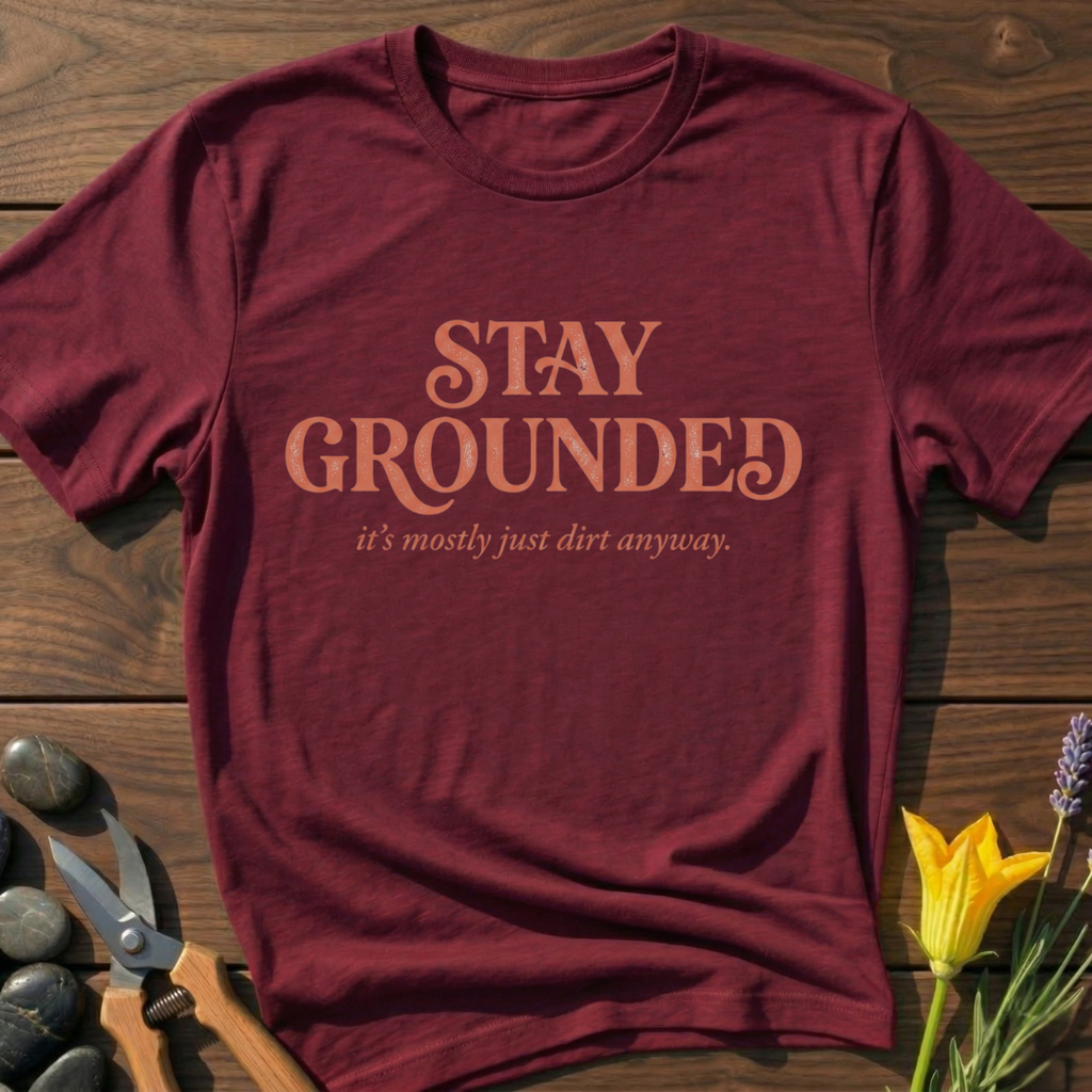 Stay Grounded Its Just Dirt T-Shirt