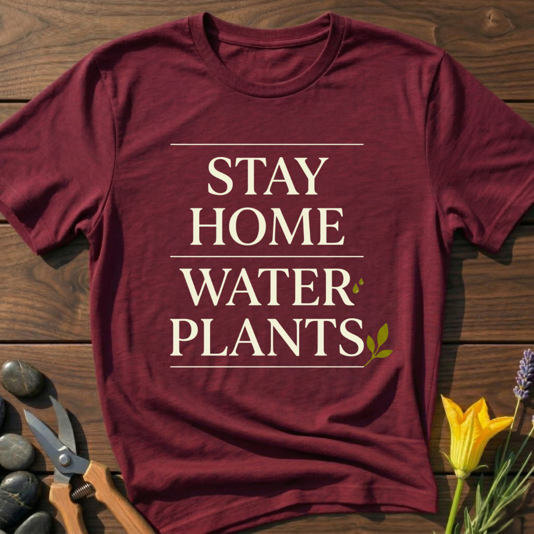 Stay Home Water Plants T-Shirt