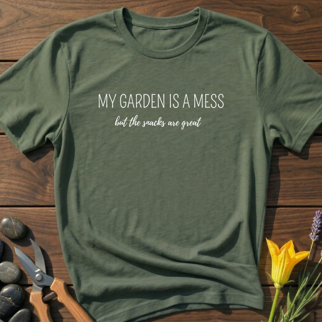 Messy Garden Nice Snacks T-Shirt