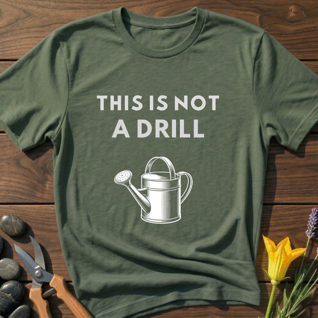 Not a Drill Watering Can T-Shirt