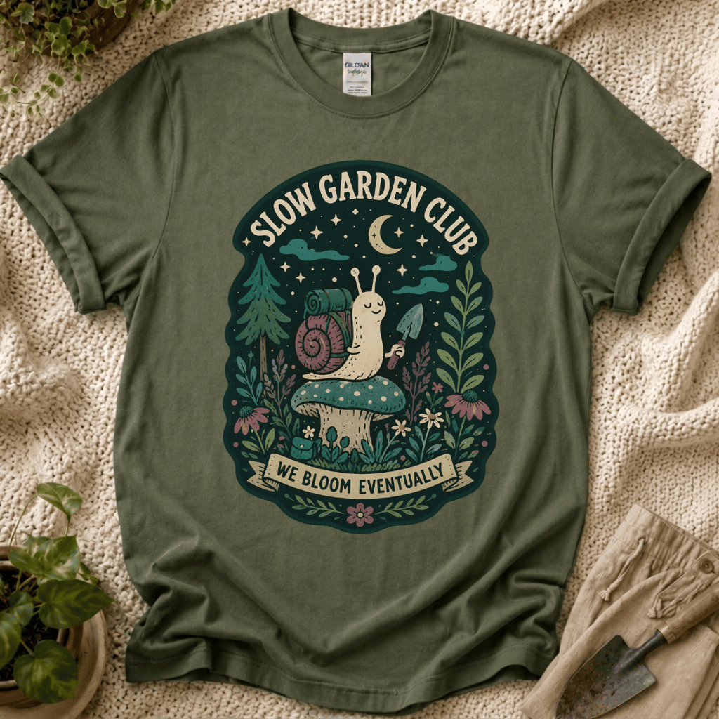 Midnight Garden Snail T-Shirt