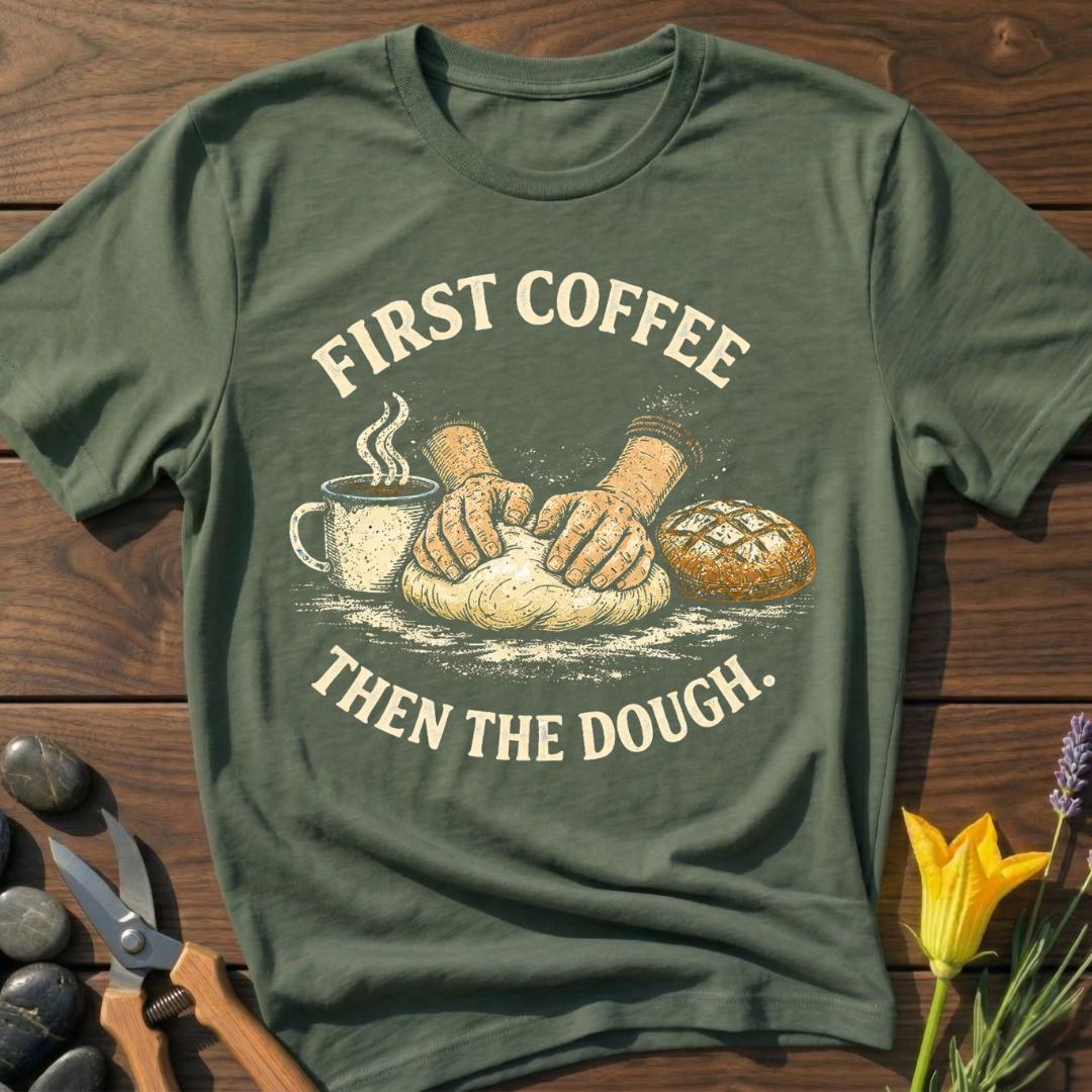 First Coffee Then The Dough T-Shirt