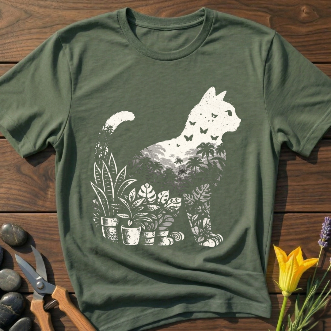 Plant Cat T-Shirt