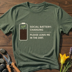 Social Battery Charging T-Shirt